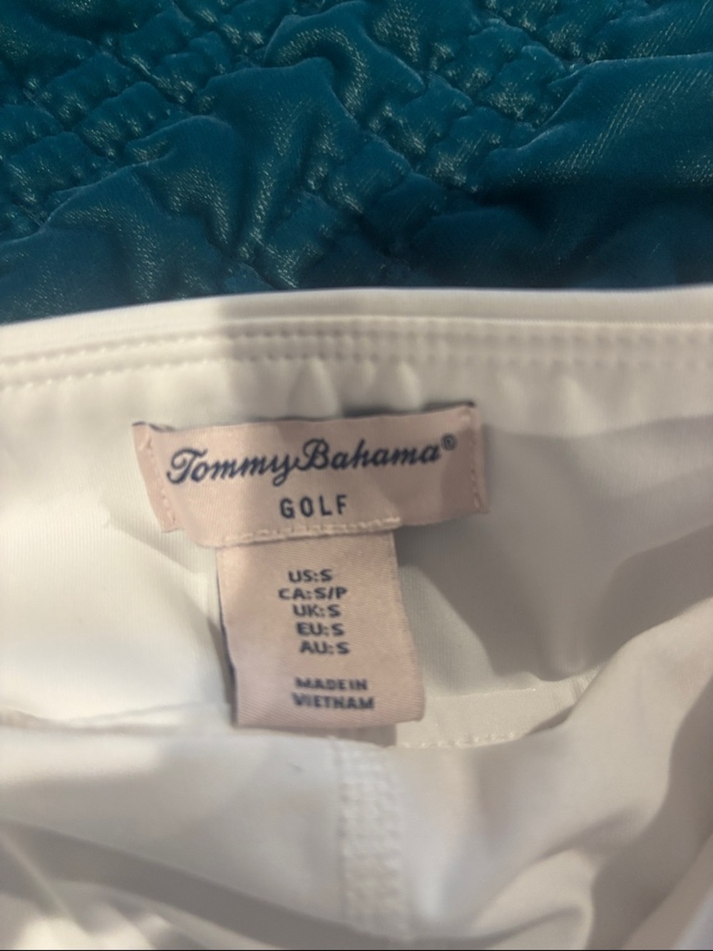 Tommy Bahama White Pleated Skater Tennis Skirt - Picture 2 of 3